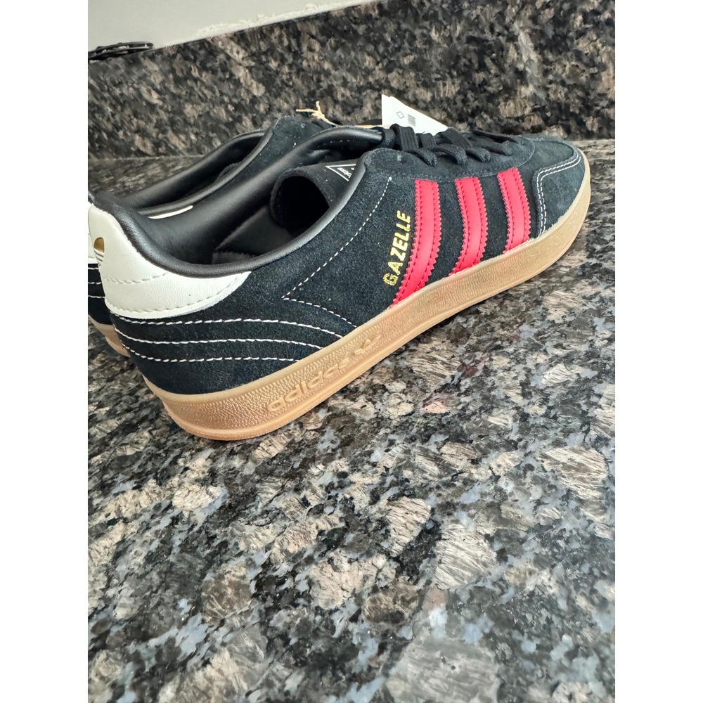 Adidas Gazelle Indoor Core Black Better Scarlet Gum IH9653‎ Mens Sneakers 6 - Picture 5 of 6